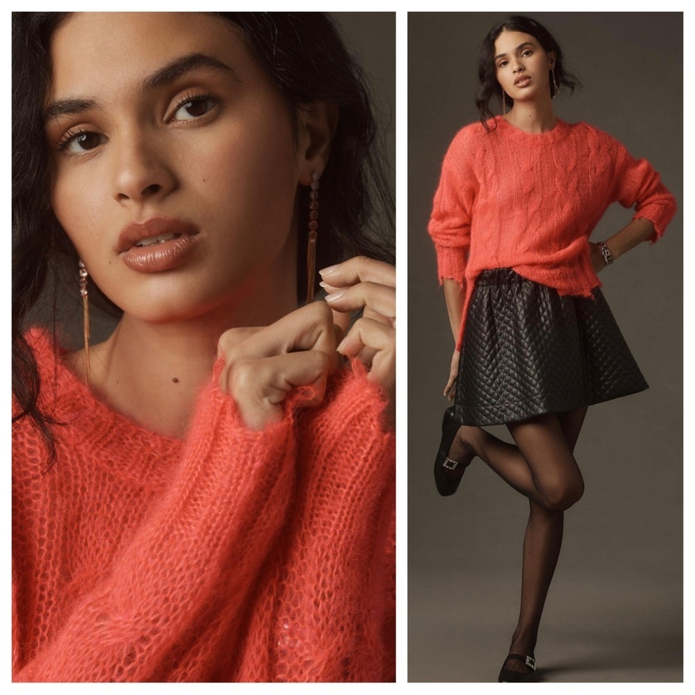 NWT The Posey Stitchy Distressed Sweater - Picture 3 of 8